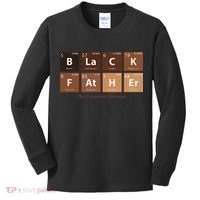 Black Father Essential Element Father's Day Funny Black Dad Kids Long Sleeve Shirt thumb 0