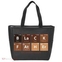 Black Father Essential Element Father's Day Funny Black Dad Tote Bag thumb 0
