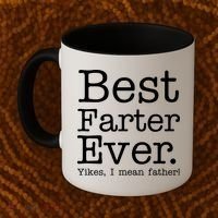Best Farter Ever, Yikes I Mean Father! Coffee Mug thumb 2