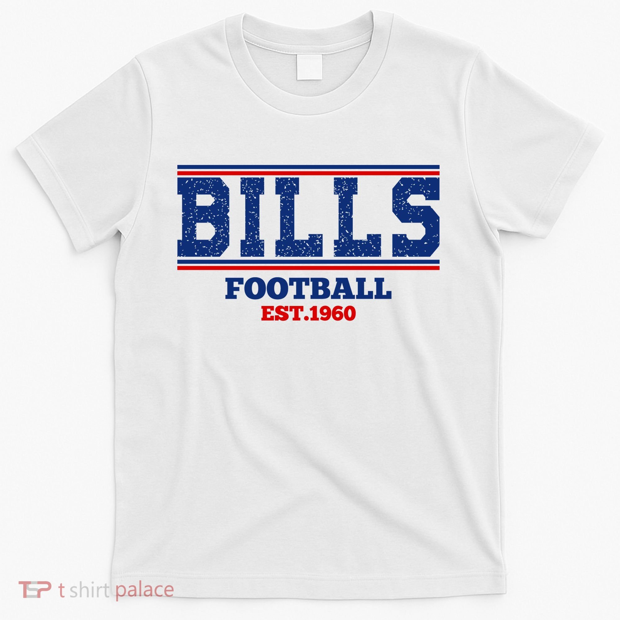 Bills Football EST 1960 Vintage Retro Team T-Shirt