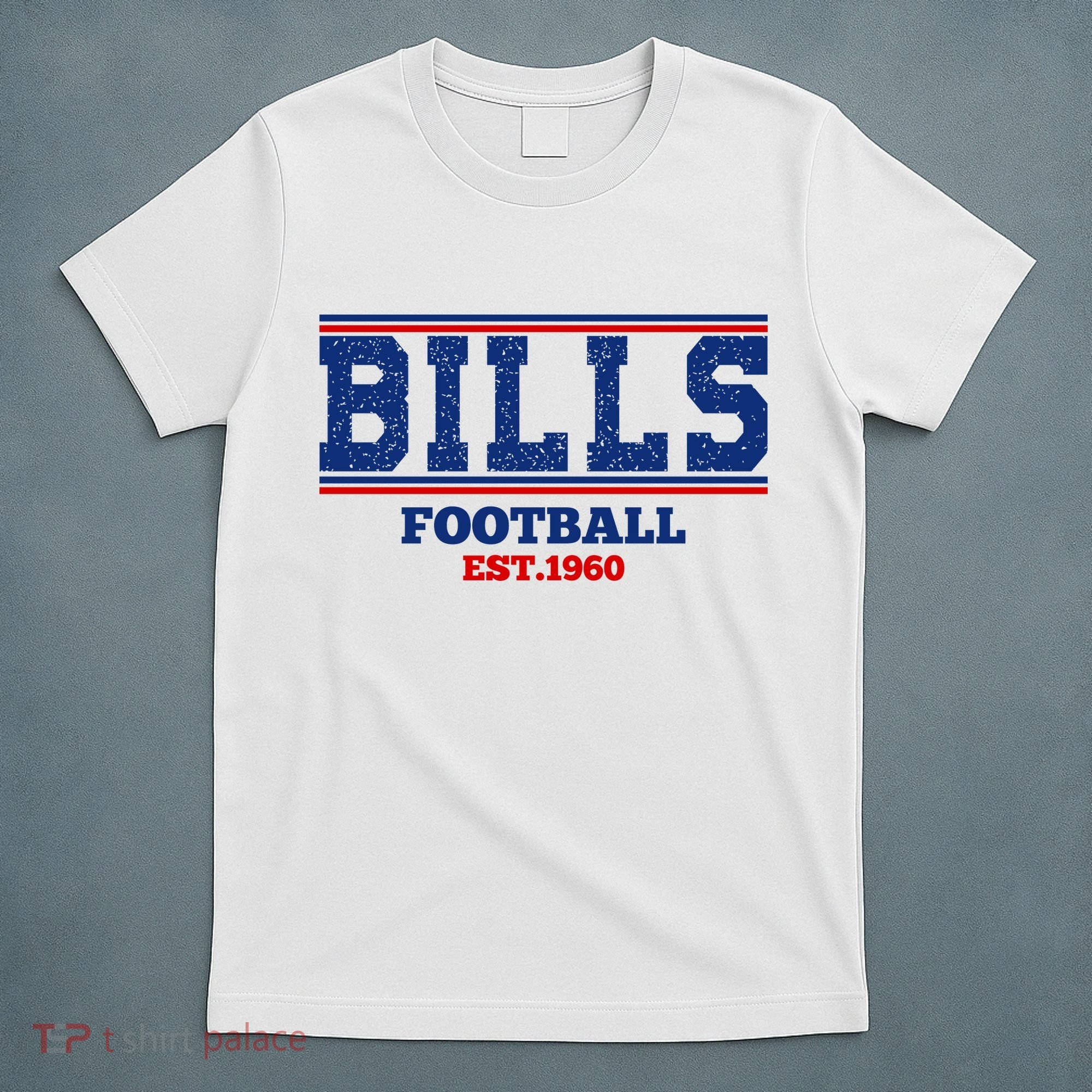 Bills Football EST 1960 Vintage Retro Team T-Shirt