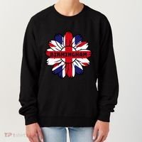 British Flag England Uk Sunflower Birmingham Union Jack Gift Women's Sweatshirt thumb 0
