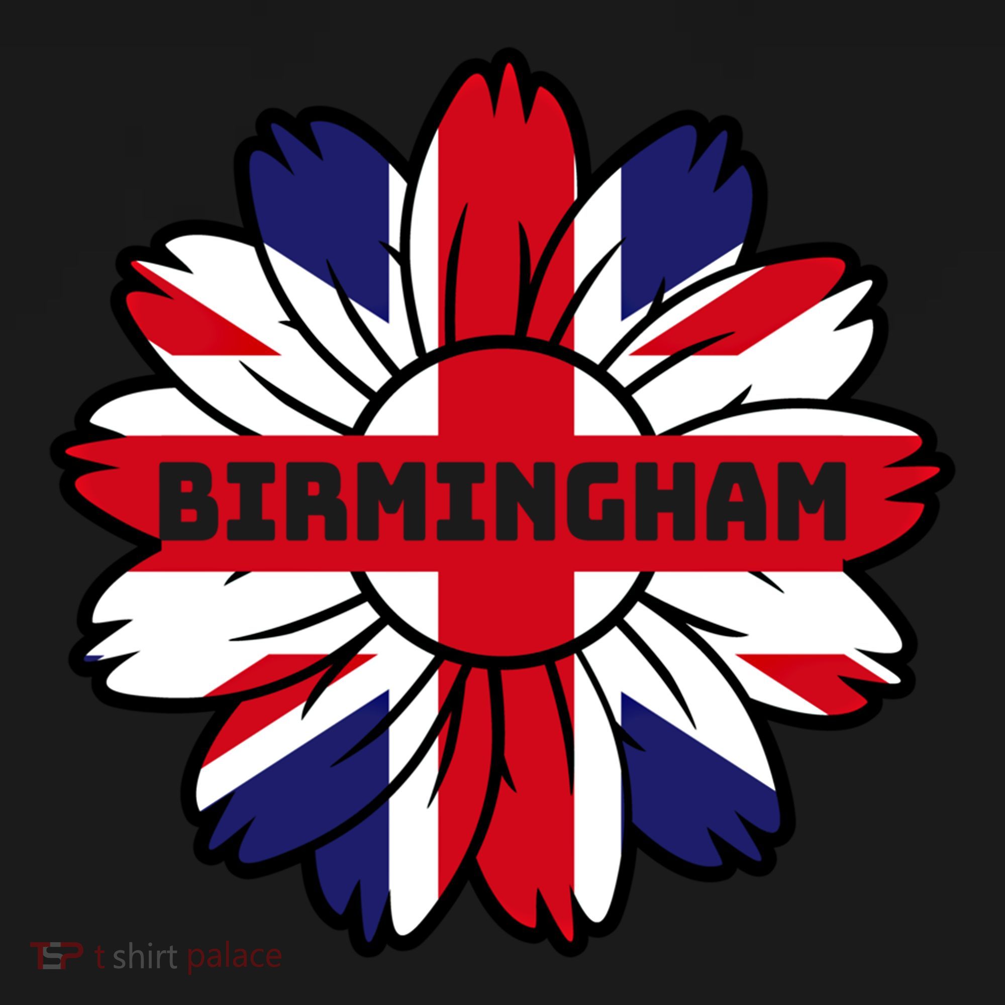 British Flag England Uk Sunflower Birmingham Union Jack Gift Ornament