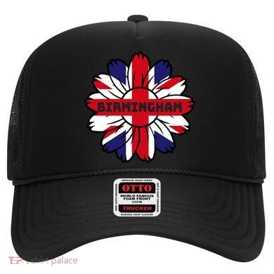British Flag England Uk Sunflower Birmingham Union Jack Gift Hat
