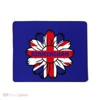 British Flag England Uk Sunflower Birmingham Union Jack Gift Mousepad thumb 0
