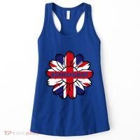 British Flag England Uk Sunflower Birmingham Union Jack Gift Women's Tank Top thumb 0