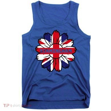 British Flag England Uk Sunflower Birmingham Union Jack Gift Tank Top