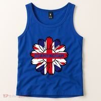 British Flag England Uk Sunflower Birmingham Union Jack Gift Tank Top thumb 2