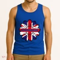 British Flag England Uk Sunflower Birmingham Union Jack Gift Tank Top thumb 3