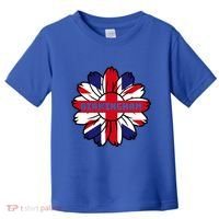 British Flag England Uk Sunflower Birmingham Union Jack Gift Toddler T-Shirt thumb 0
