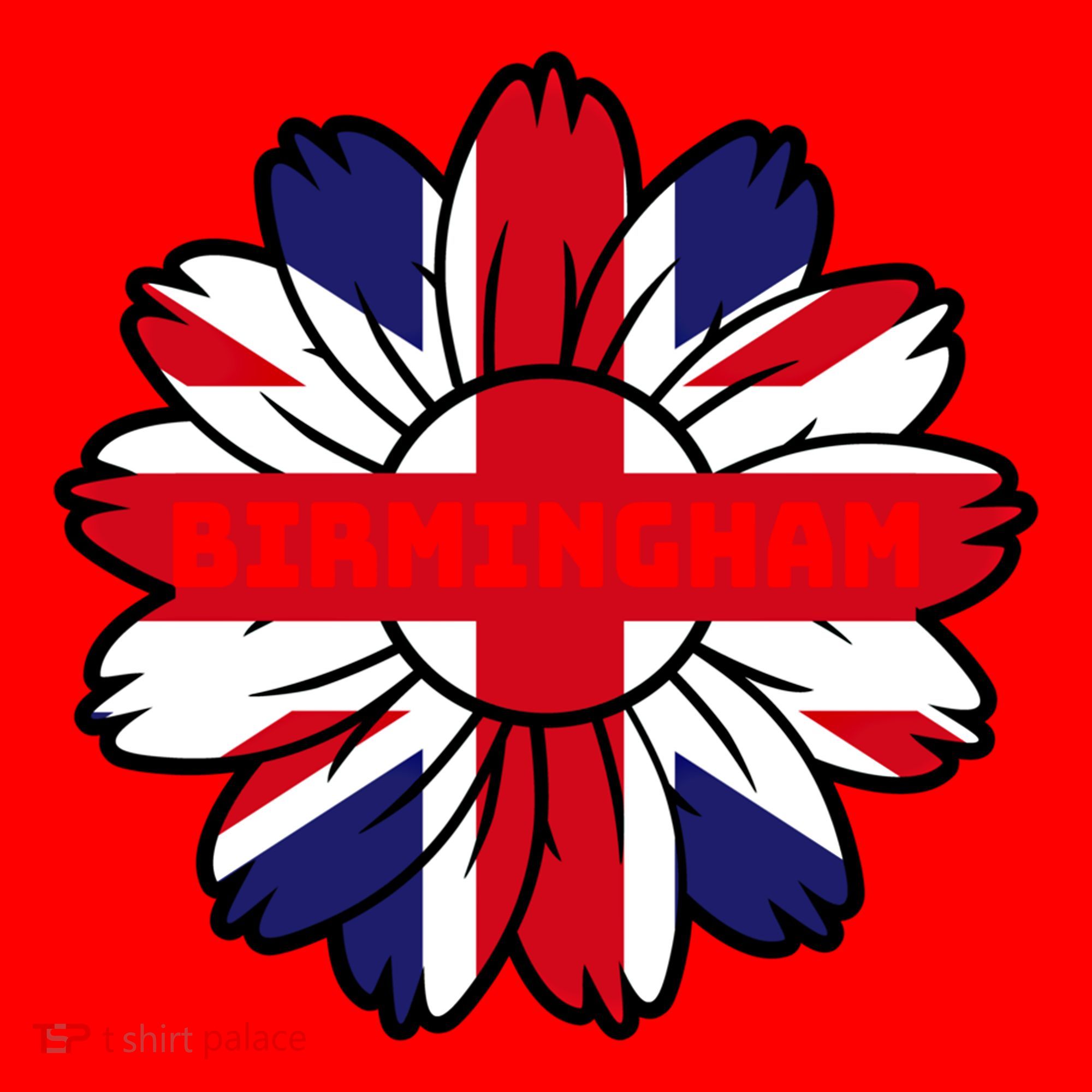 British Flag England Uk Sunflower Birmingham Union Jack Gift Santa Hat