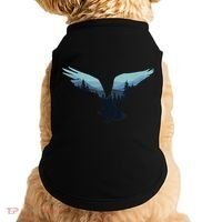 Beautiful Flying Eagle Night Sky Forest Bird Silhouette Gift Doggie Tank thumb 0