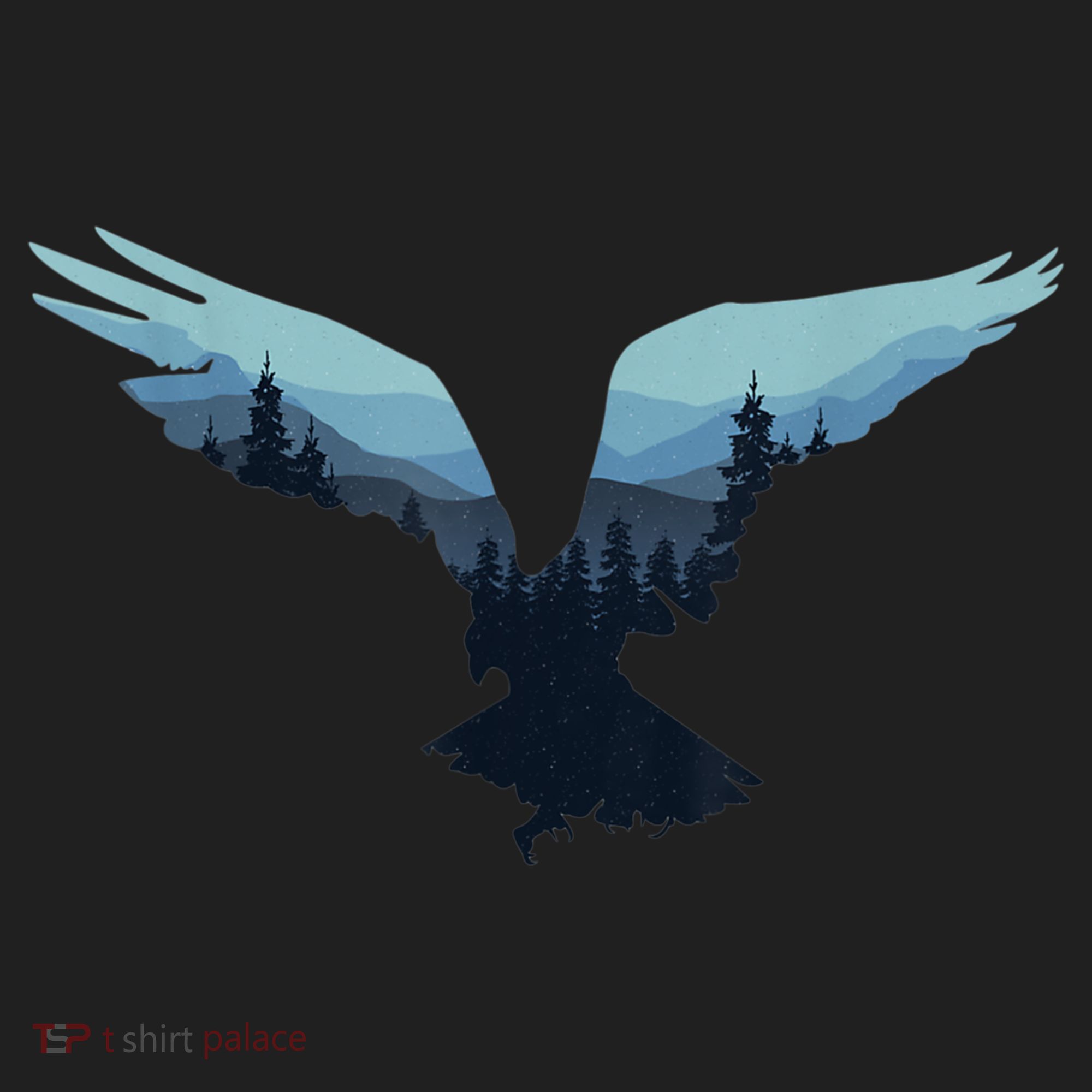 Beautiful Flying Eagle Night Sky Forest Bird Silhouette Gift Hat