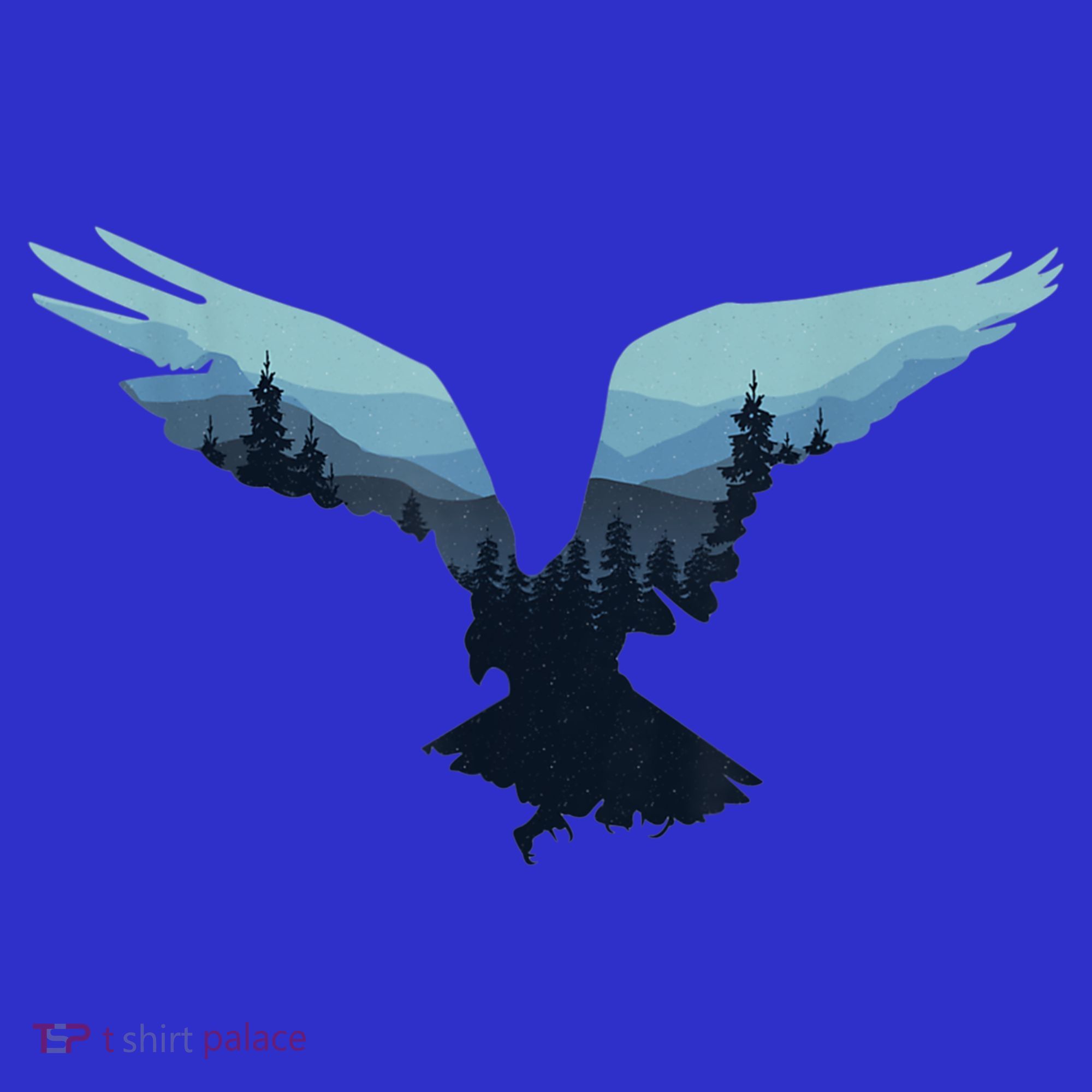Beautiful Flying Eagle Night Sky Forest Bird Silhouette Gift Coaster