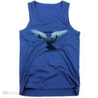 Beautiful Flying Eagle Night Sky Forest Bird Silhouette Gift Tank Top thumb 0