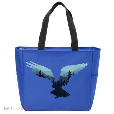 Beautiful Flying Eagle Night Sky Forest Bird Silhouette Gift Tote Bag