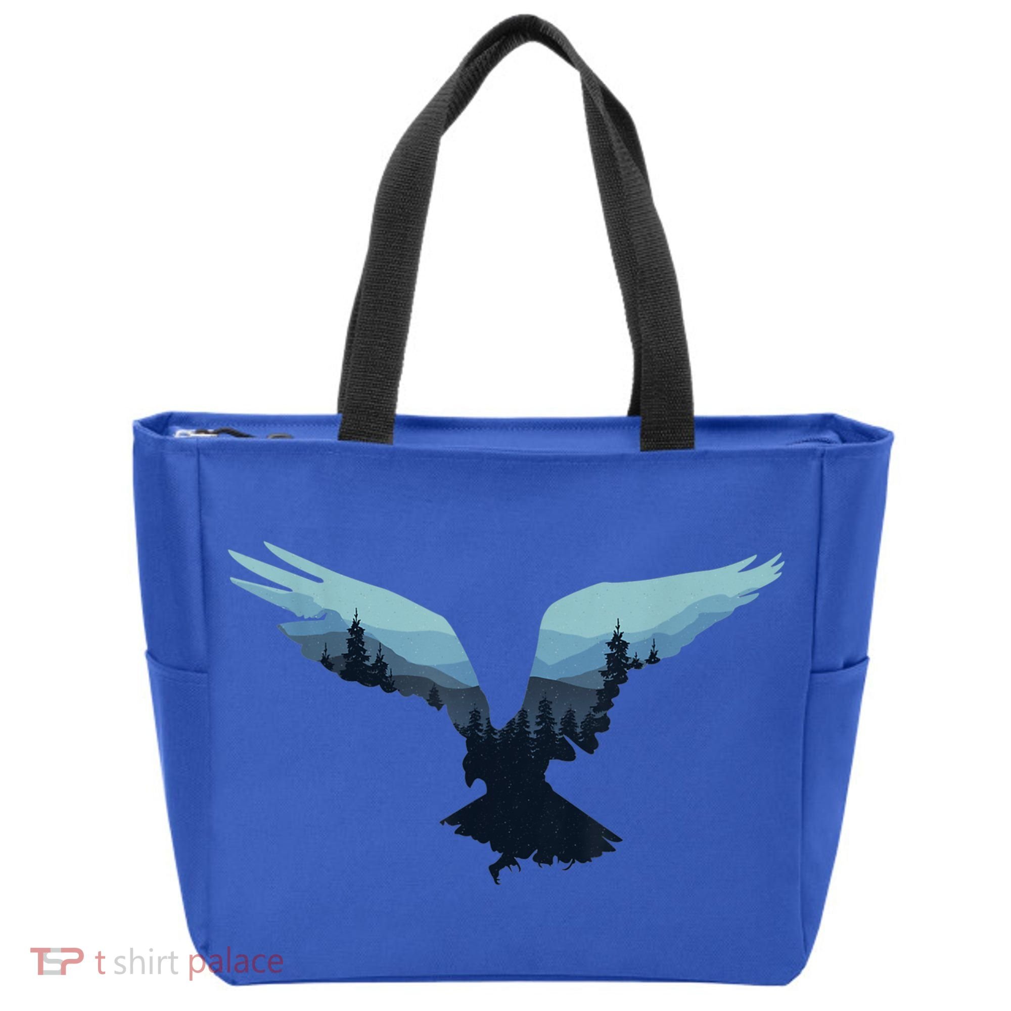 Beautiful Flying Eagle Night Sky Forest Bird Silhouette Gift Tote Bag