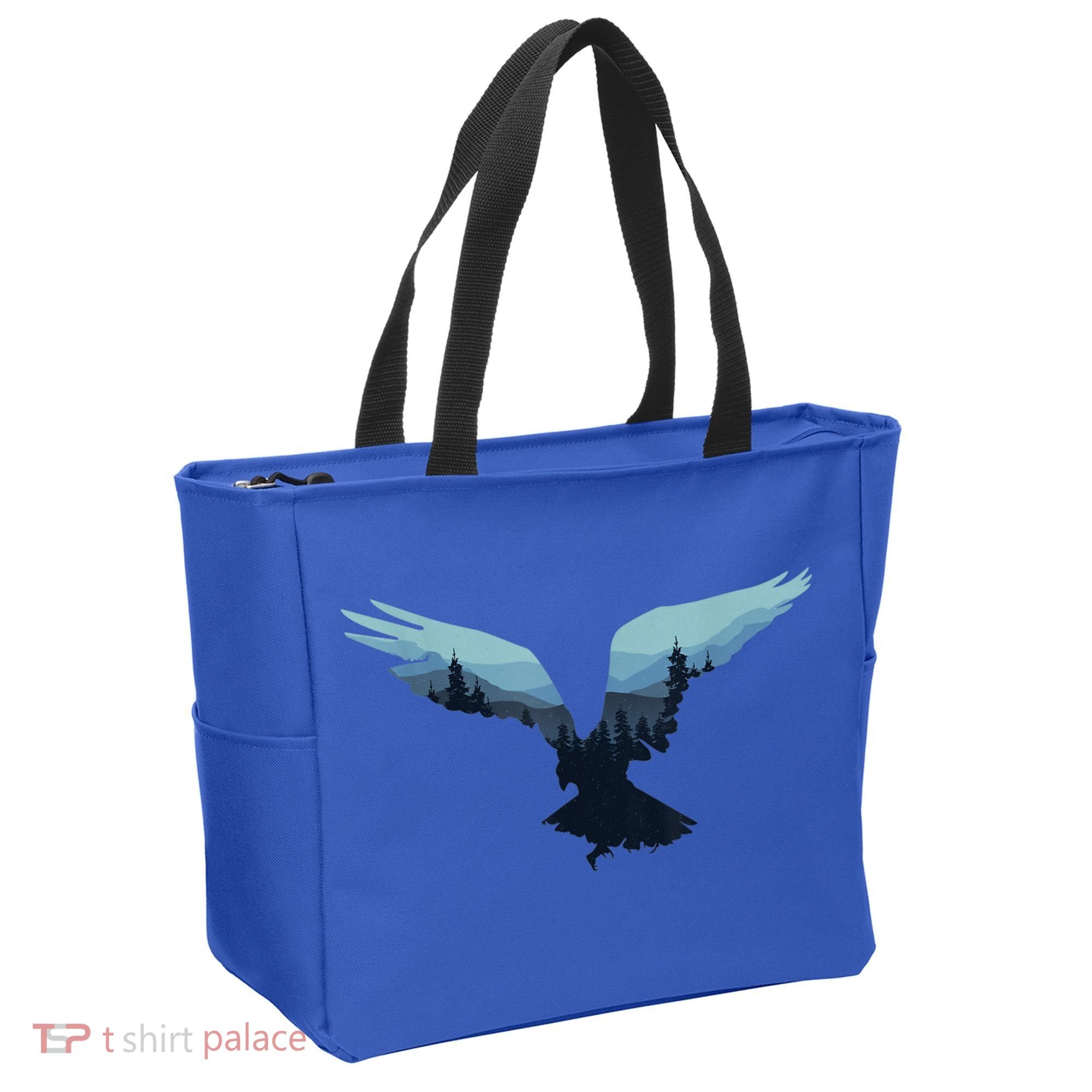 Beautiful Flying Eagle Night Sky Forest Bird Silhouette Gift Tote Bag