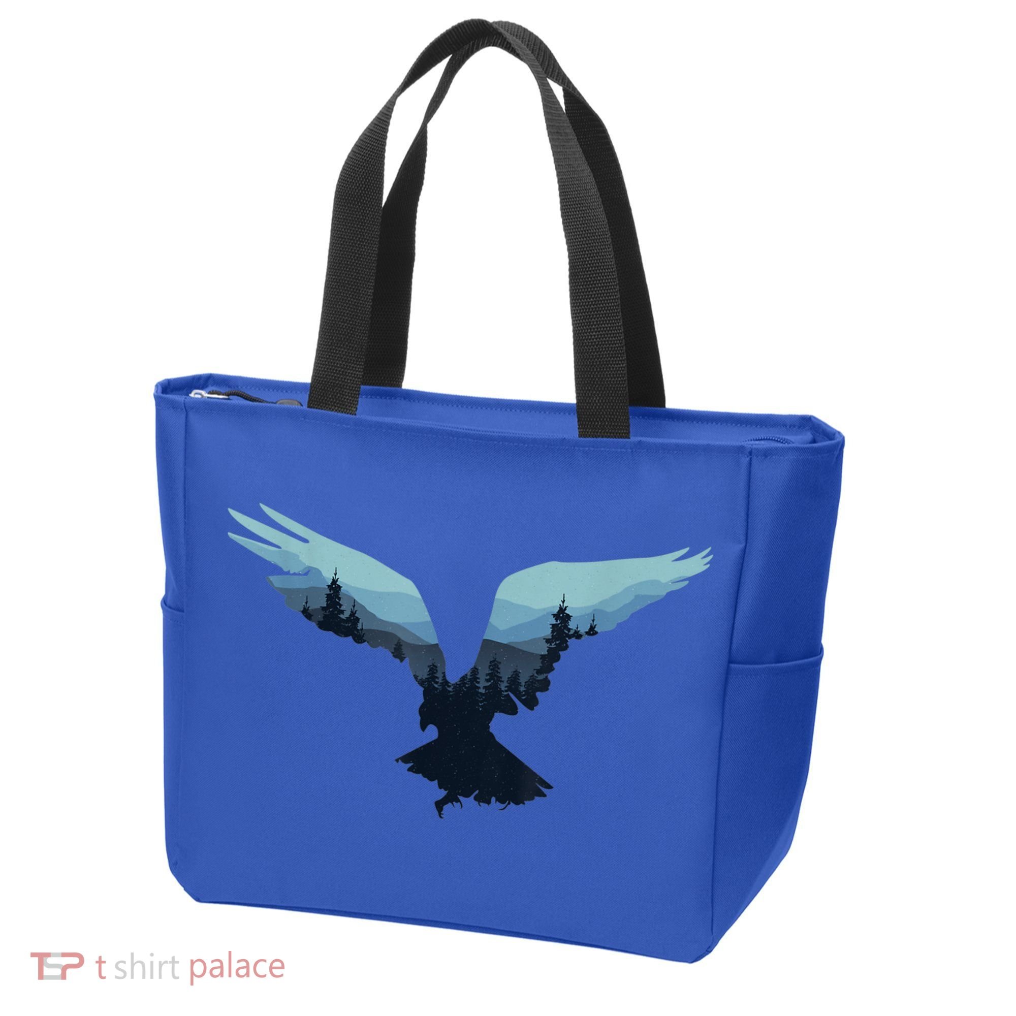 Beautiful Flying Eagle Night Sky Forest Bird Silhouette Gift Tote Bag