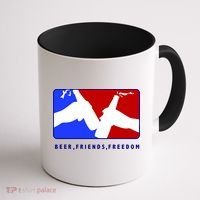 BFF Beer Friends Freedom Coffee Mug thumb 1