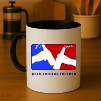 BFF Beer Friends Freedom Coffee Mug thumb 4