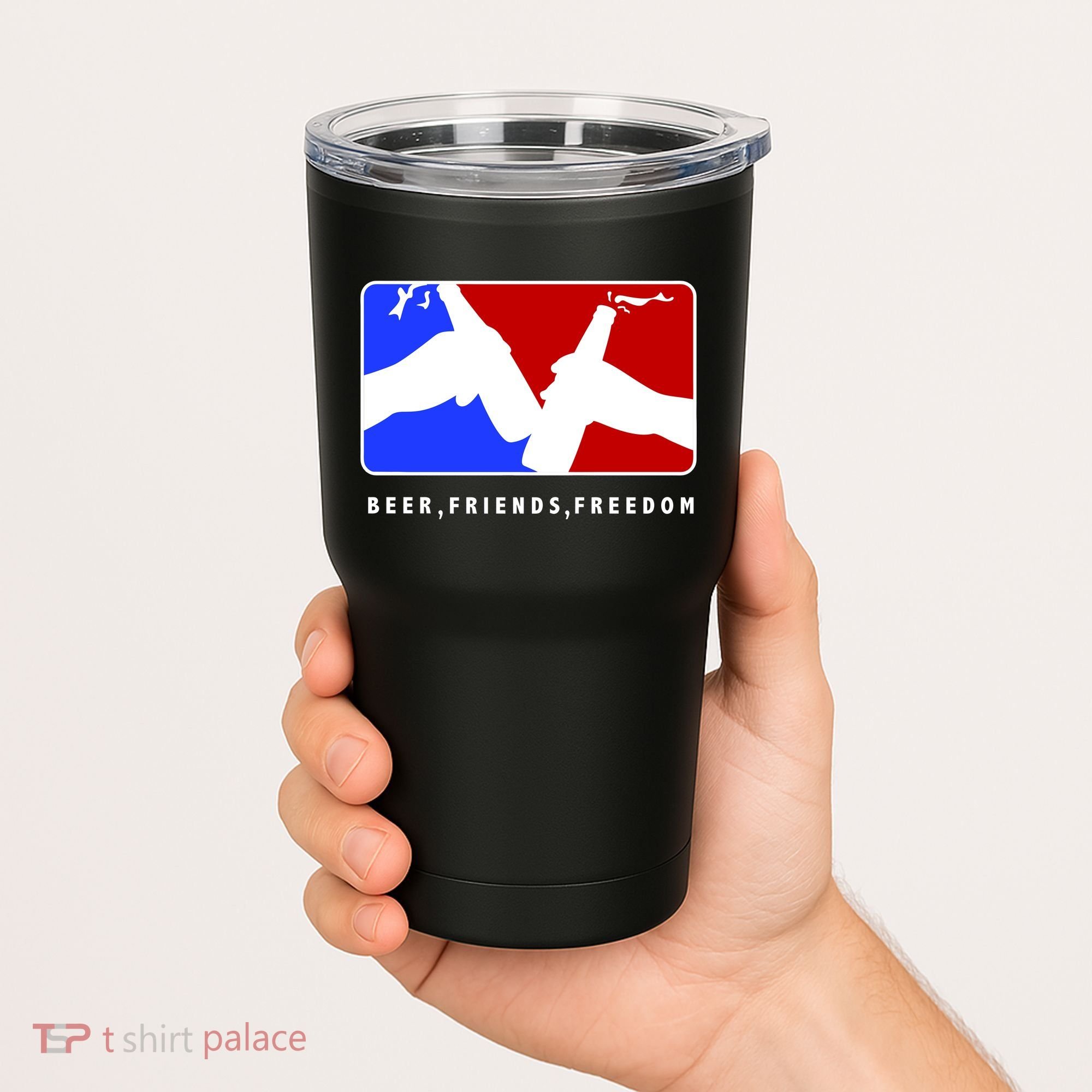 BFF Beer Friends Freedom Tumbler