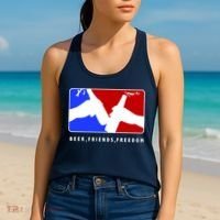 BFF Beer Friends Freedom Women's Tank Top thumb 2