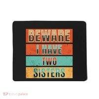 Beware Funny Family Mousepad thumb 0