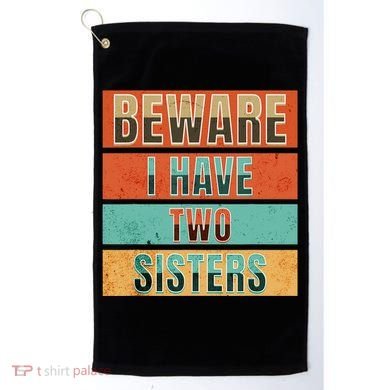 Beware Funny Family Golf Towel