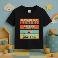 Beware Funny Family Toddler T-Shirt thumb 3