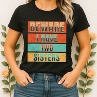 Beware Funny Family Women's T-Shirt thumb 2