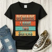 Beware Funny Family Women's T-Shirt thumb 3