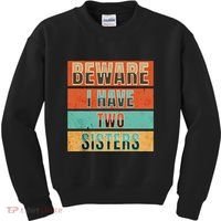 Beware Funny Family Kids Sweatshirt thumb 0