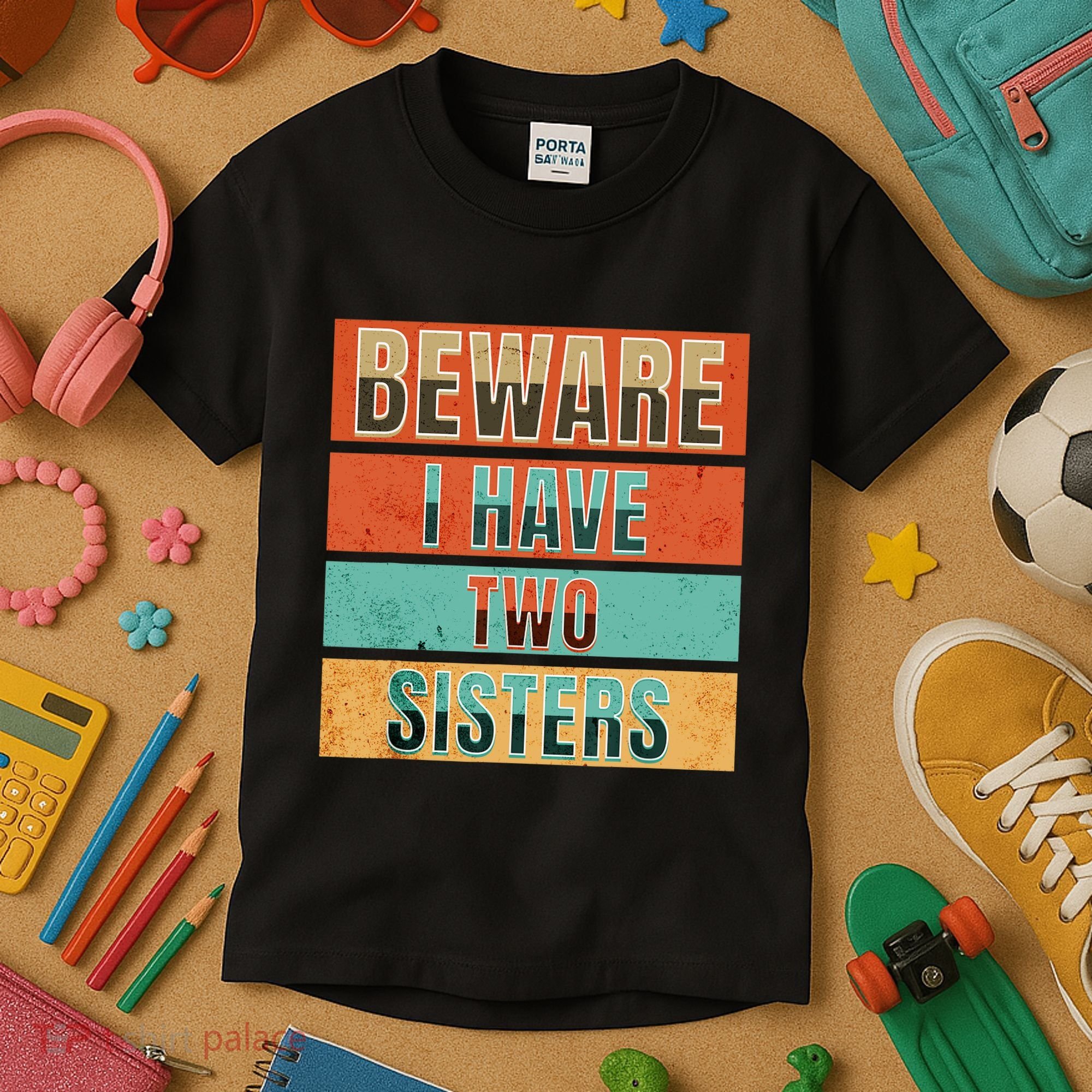 Beware Funny Family Kids T-Shirt