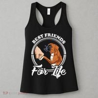 Best Friends For Life Funny Boxer Dog Women's Tank Top thumb 3