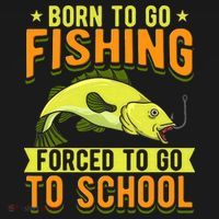 Born Fishing Forced To Go School Funny Fish Women's Tank Top thumb 5