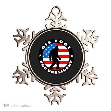 Big Foot For President Usa Flag Sasquatch Silhouette Ornament