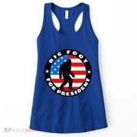 Big Foot For President Usa Flag Sasquatch Silhouette Women's Tank Top thumb 0