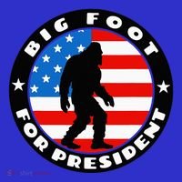 Big Foot For President Usa Flag Sasquatch Silhouette Toddler T-Shirt thumb 4