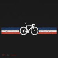 Bicycle France Flag Road Bike Cyclist T-Shirt thumb 7