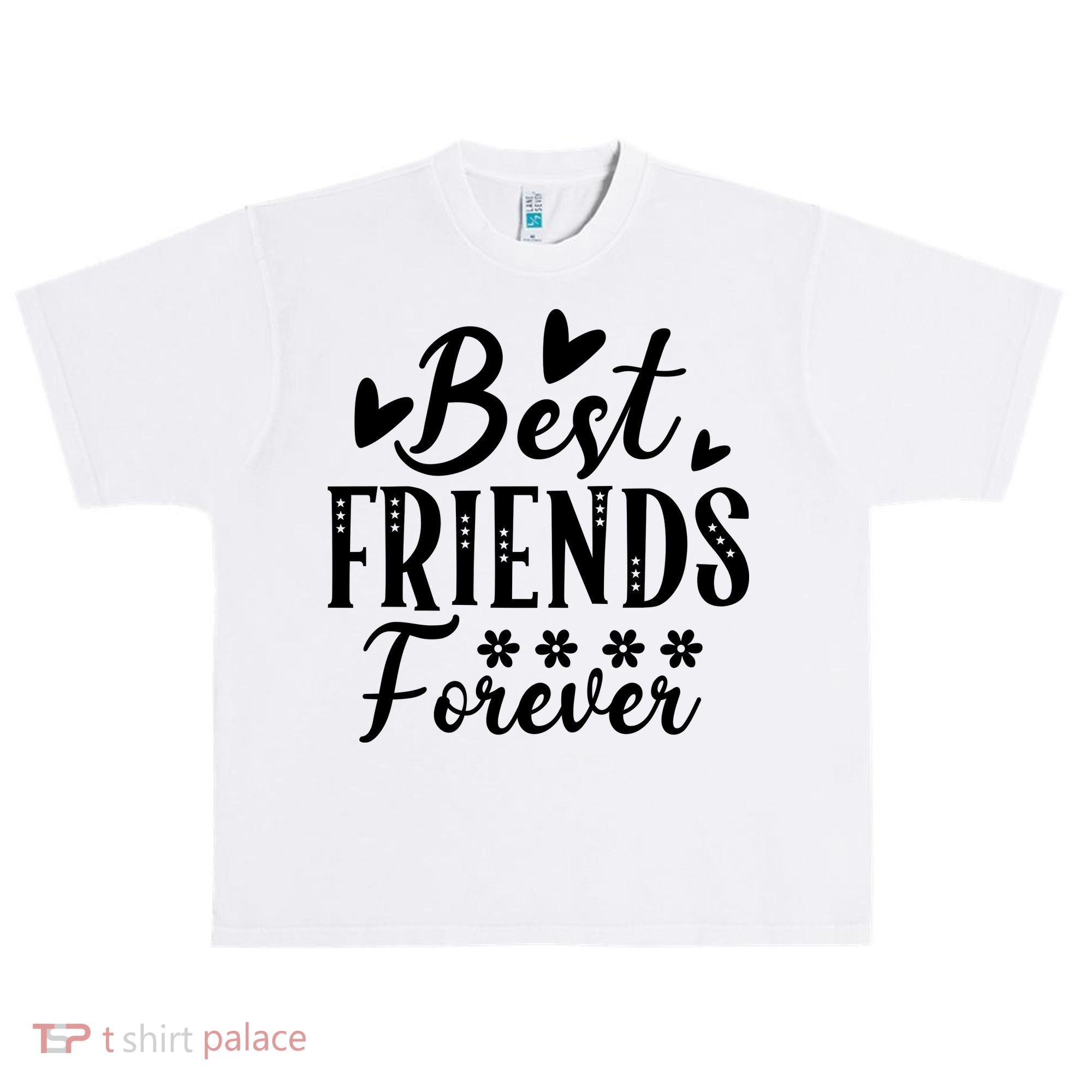 Best Friends Forever01 Urban Oversized Heavyweight T-Shirt