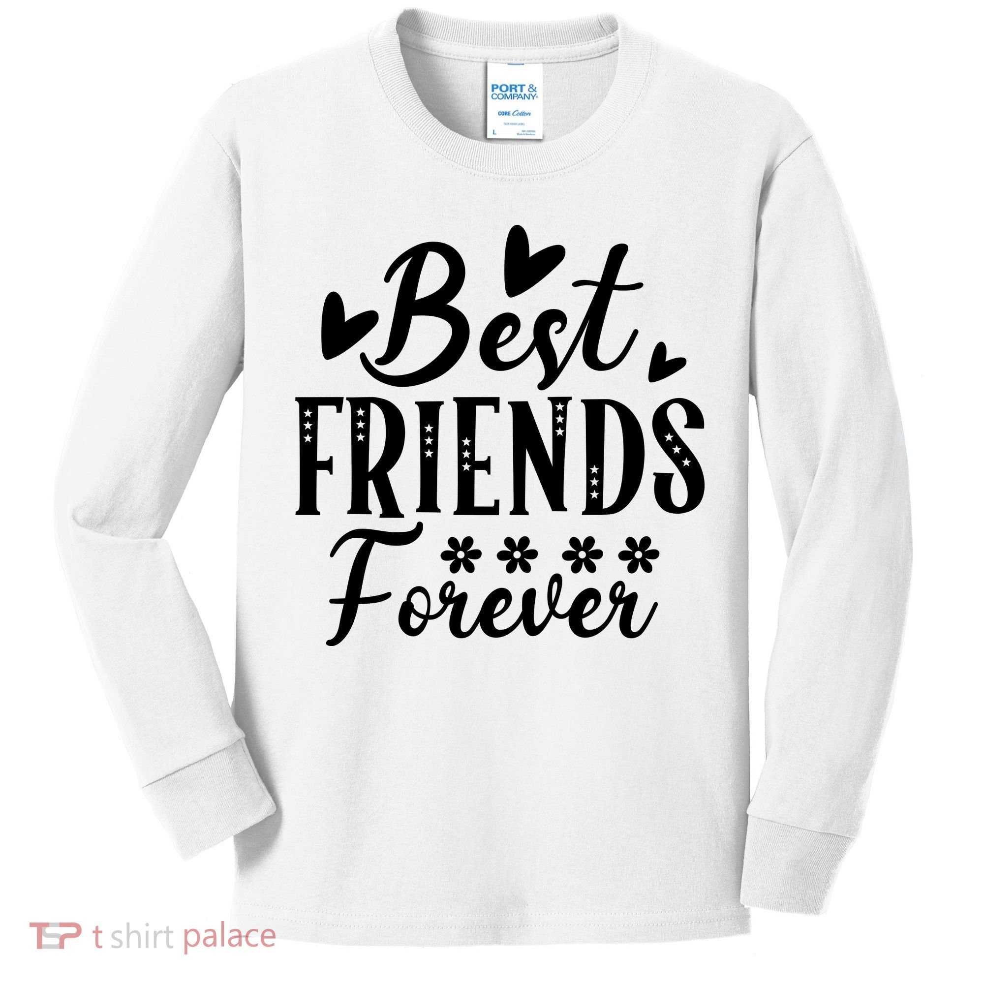 Best Friends Forever01 Kids Long Sleeve Shirt