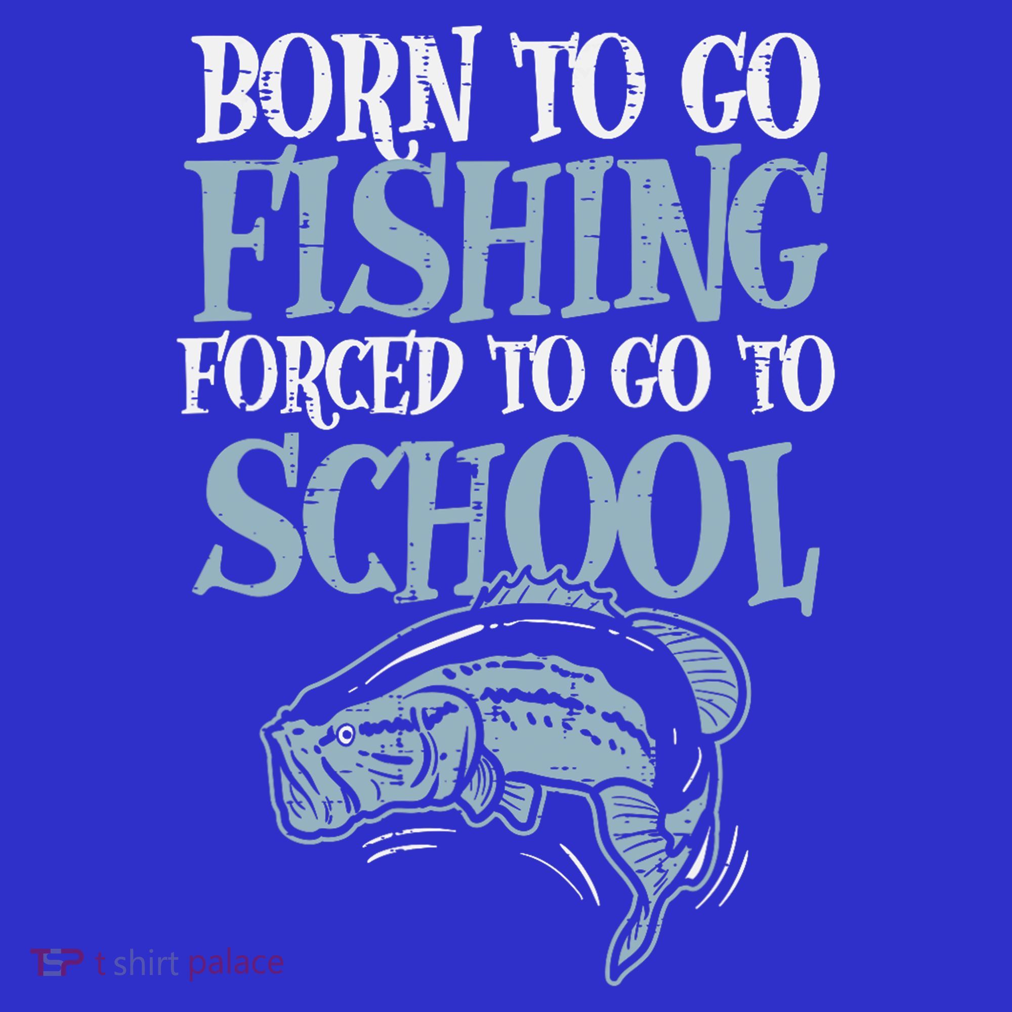 Born Fishing Forced To School Women's Tank Top