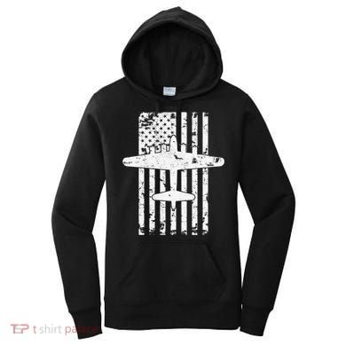 B17 Flying Fortress Wwii Bomber Airplane Pilot Cool Gift Women's Hoodie