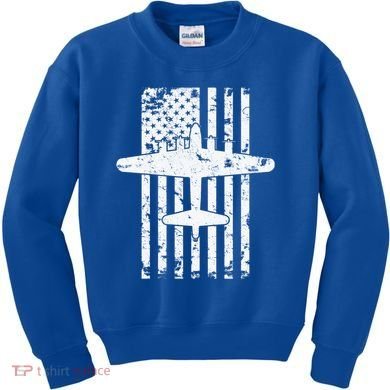 B17 Flying Fortress Wwii Bomber Airplane Pilot Cool Gift Kids Sweatshirt