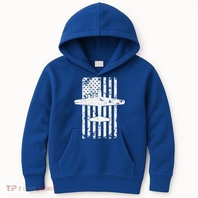 B17 Flying Fortress Wwii Bomber Airplane Pilot Cool Gift Kids Hoodie