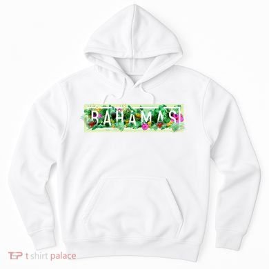 Bahamas Framed Floral Design Hoodie