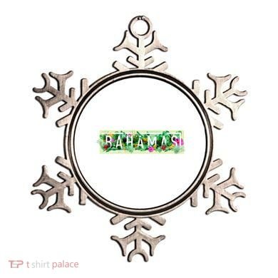 Bahamas Framed Floral Design Ornament