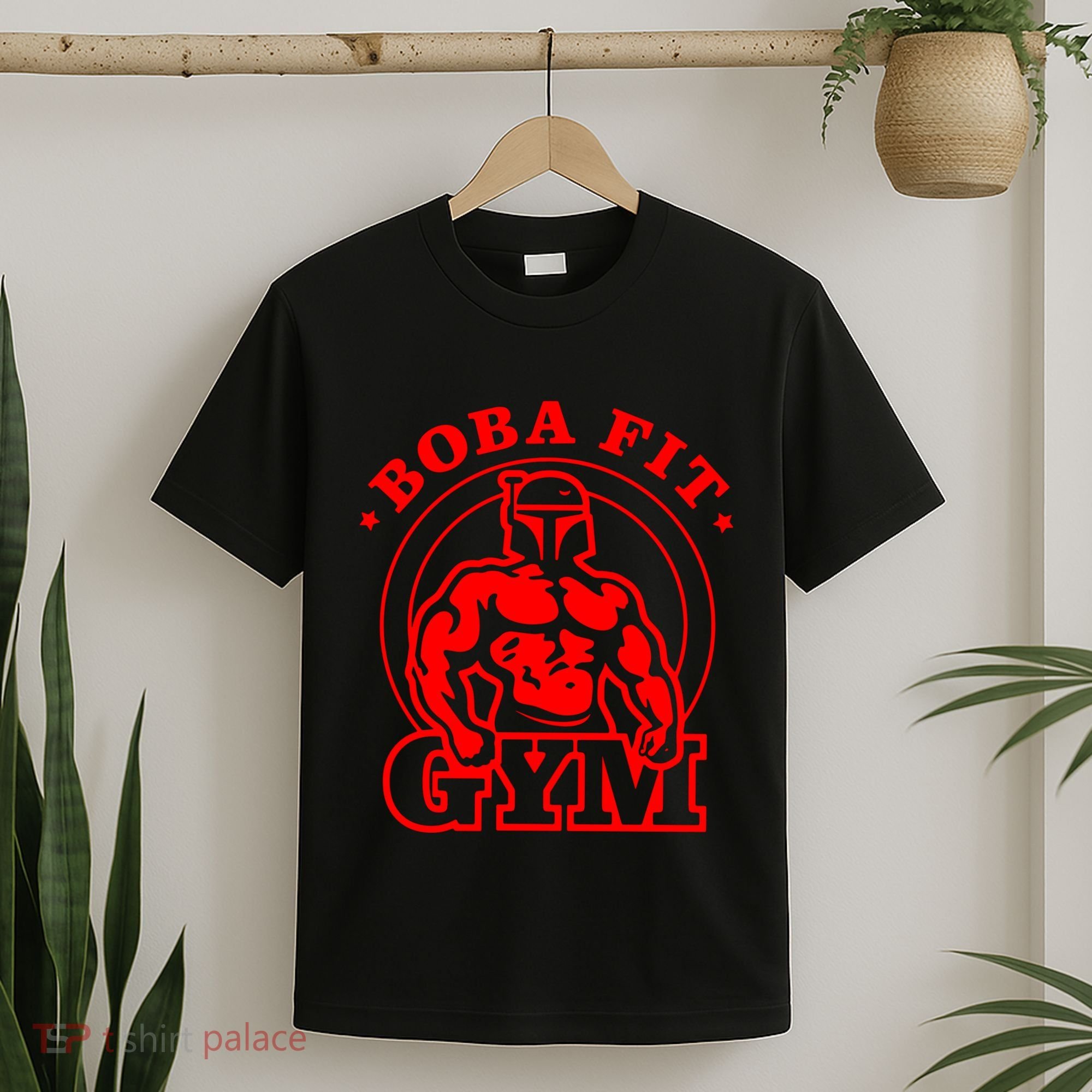 Boba Fit Fat Bodybuilding Gym T-Shirt