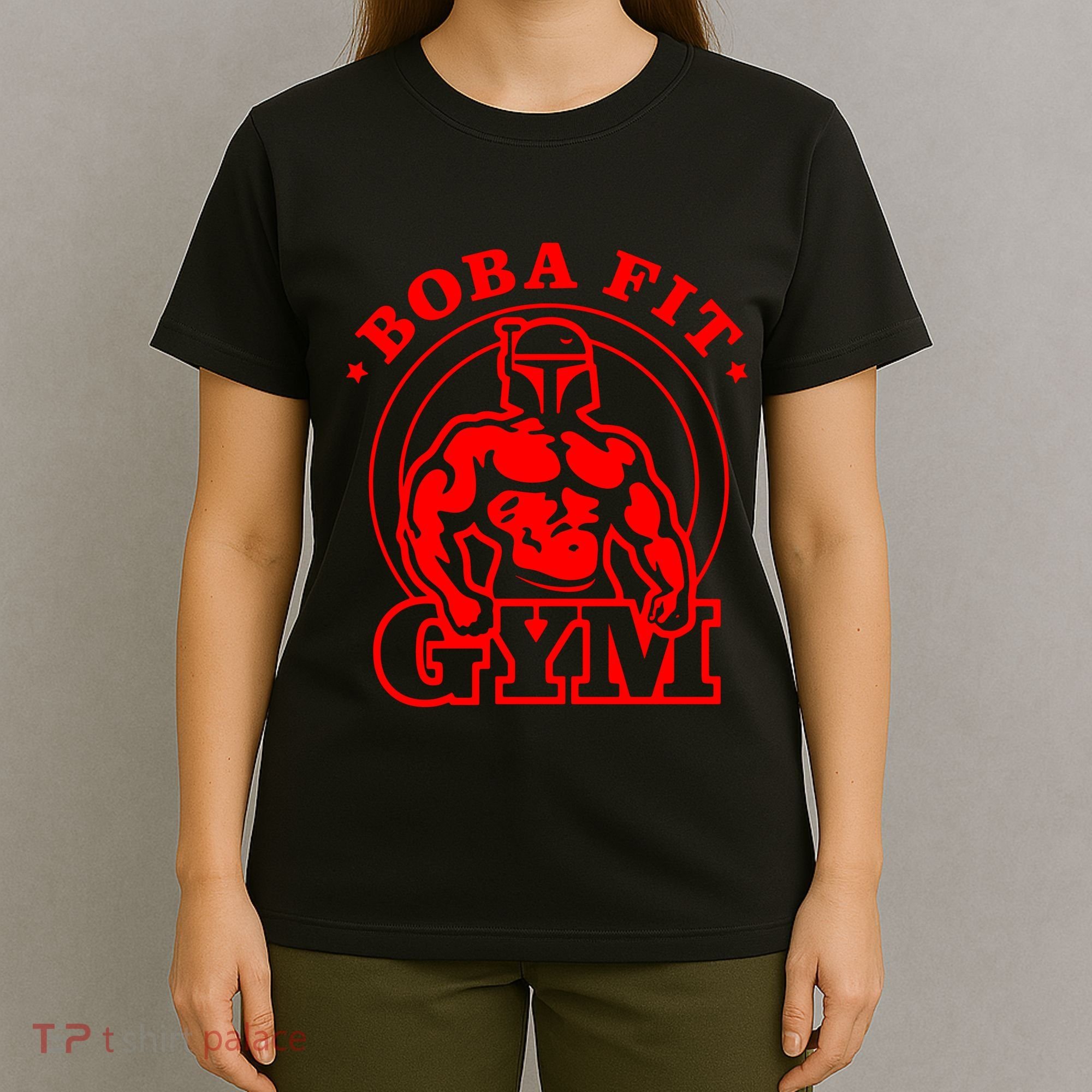 Boba Fit Fat Bodybuilding Gym T-Shirt